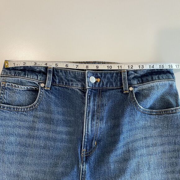 Talbots Jeans 12 High Waisted Relaxed 32x30 Talbots Jeans Palisade Wash Talbots - Picture 5 of 16